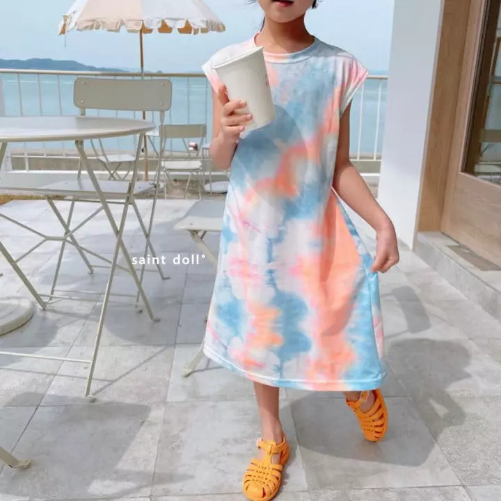 Saint Doll - Korean Children Fashion - #kidsstore - Water Paint One-piece - 4