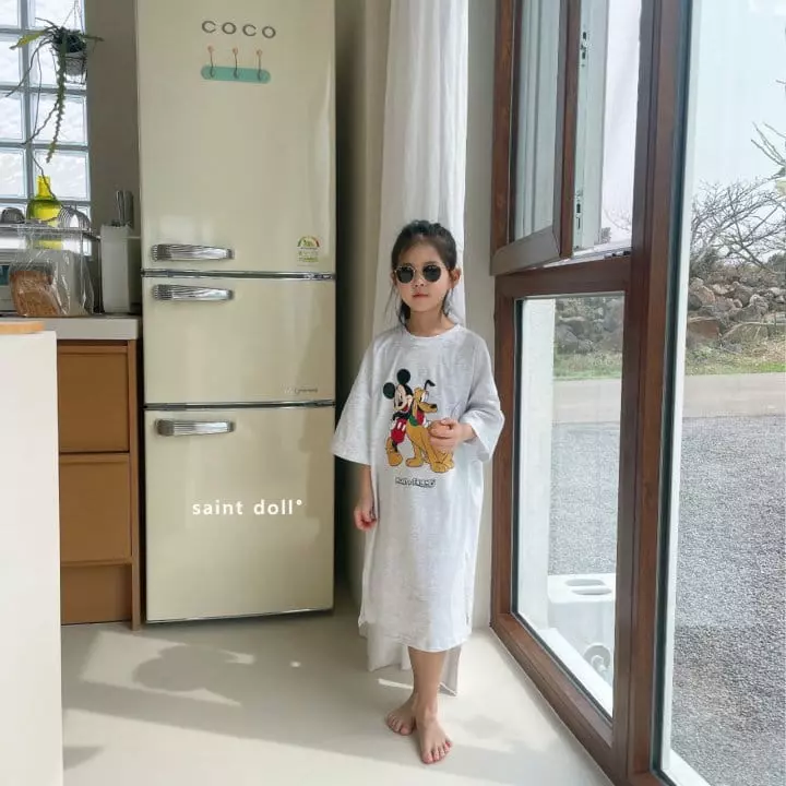 Saint Doll - Korean Children Fashion - #kidzfashiontrend - Mickey And Goophy One-piece with Mom - 3