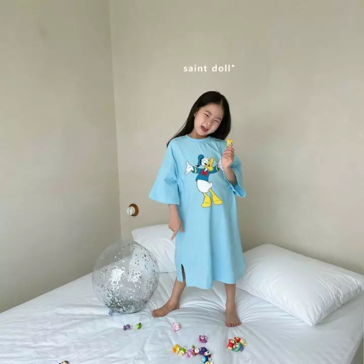 Saint Doll - Korean Children Fashion - #kidzfashiontrend - Donald One-piece with Mom - 2