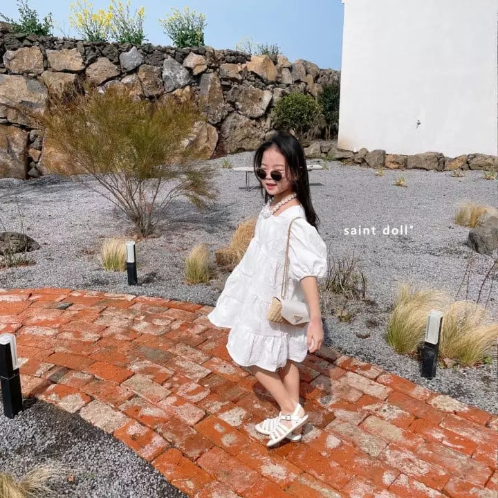 Saint Doll - Korean Children Fashion - #kidzfashiontrend - Square Cancan One-piece Mom