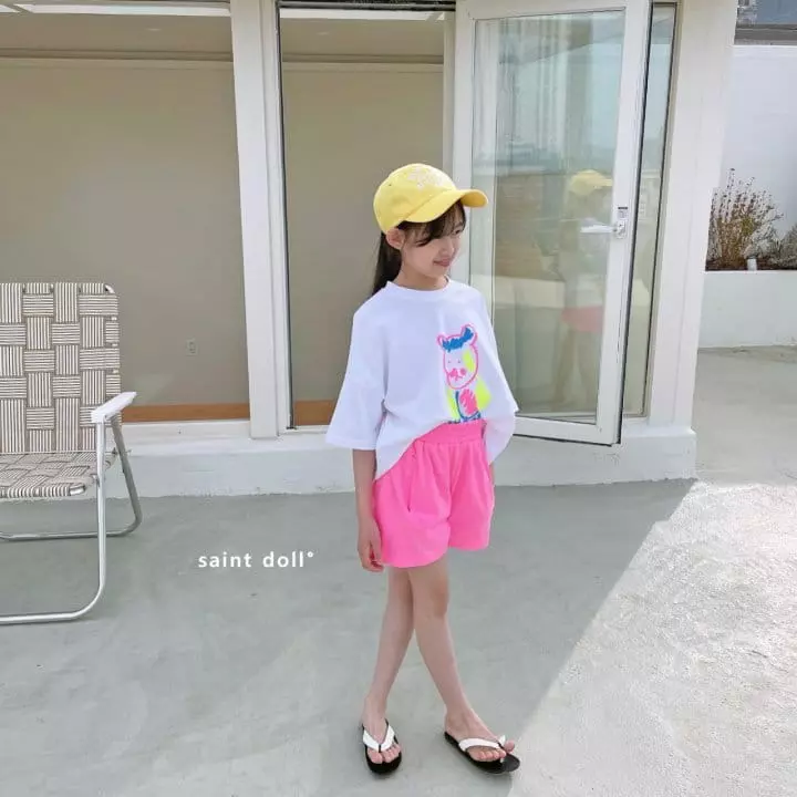 Saint Doll - Korean Children Fashion - #littlefashionista - Neon Shorts with Mom - 5