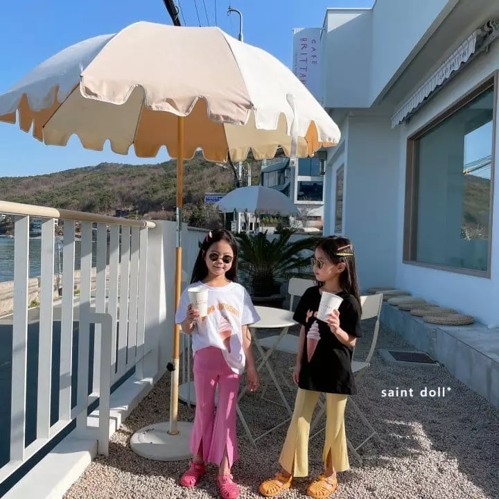 Saint Doll - Korean Children Fashion - #Kfashion4kids - Clarang Slit Wide Pants - 4