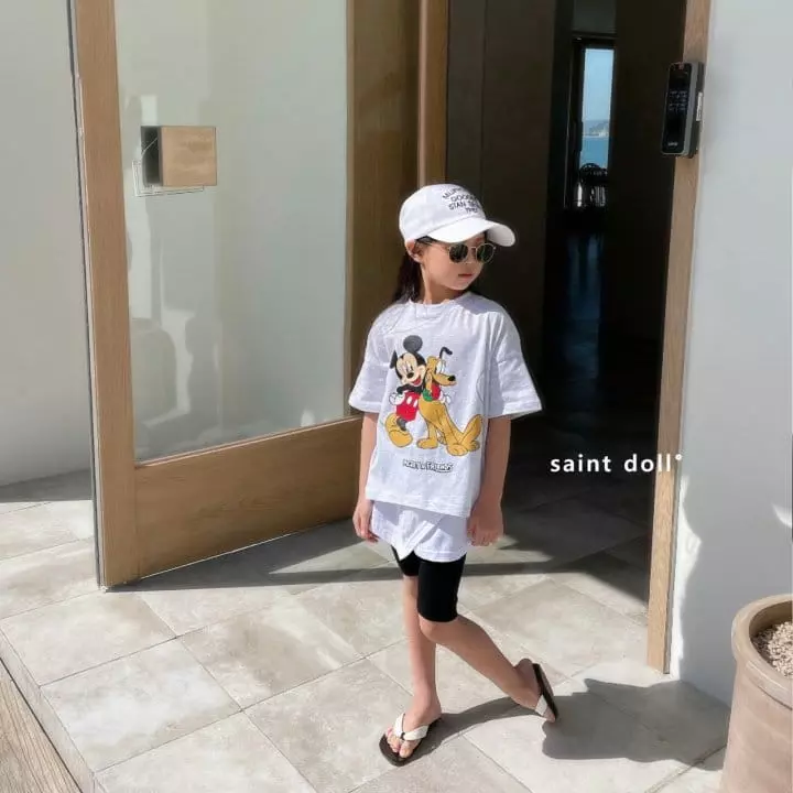 Saint Doll - Korean Children Fashion - #magicofchildhood - Mickey And Goophy Tee