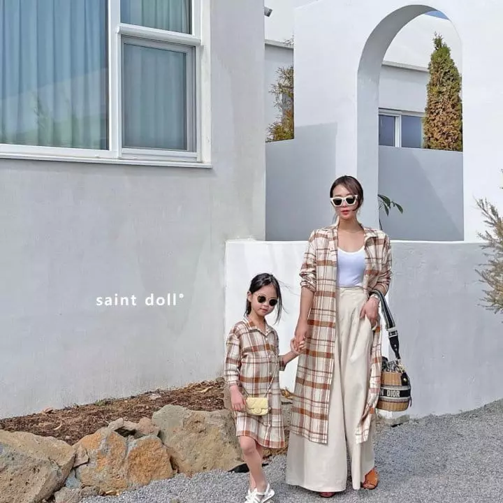 Saint Doll - Korean Children Fashion - #magicofchildhood - Check Robe Mom - 9