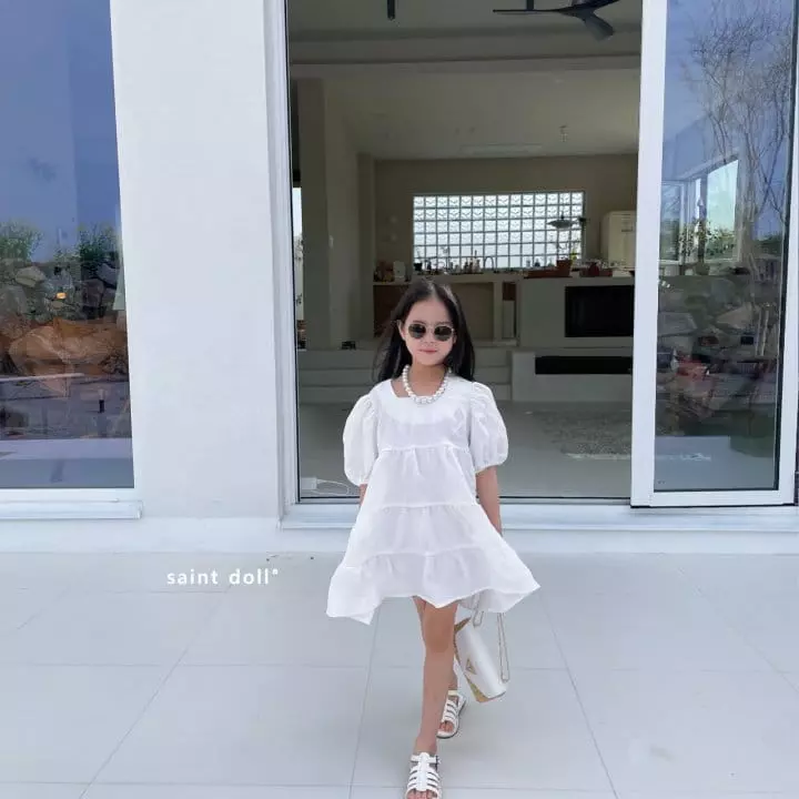 Saint Doll - Korean Children Fashion - #littlefashionista - Square Cancan One-piece Mom - 4
