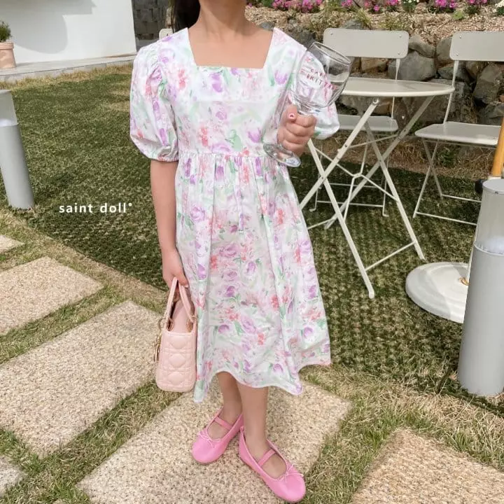 Saint Doll - Korean Children Fashion - #magicofchildhood - Water Color One-piece - 2