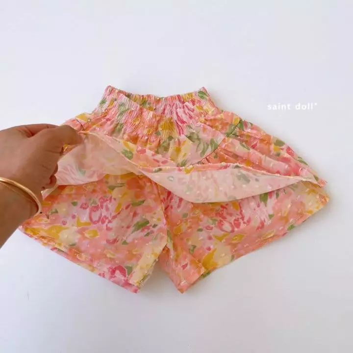 Saint Doll - Korean Children Fashion - #minifashionista - Flower Skirt Pants - 2
