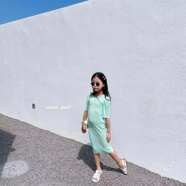 Saint Doll - Korean Children Fashion - #minifashionista - Pleats One-piece - 10