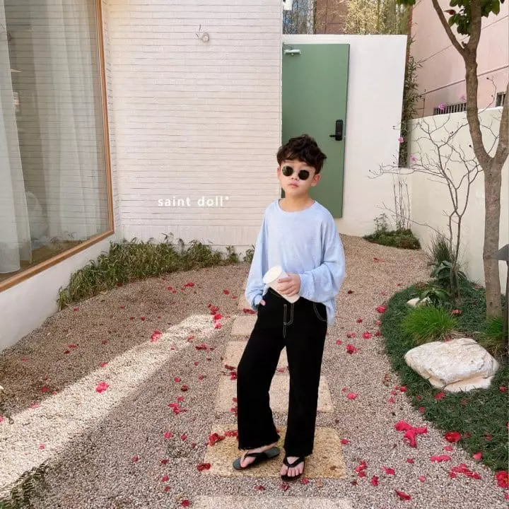 Saint Doll - Korean Children Fashion - #prettylittlegirls - Linen Loose Tee - 8