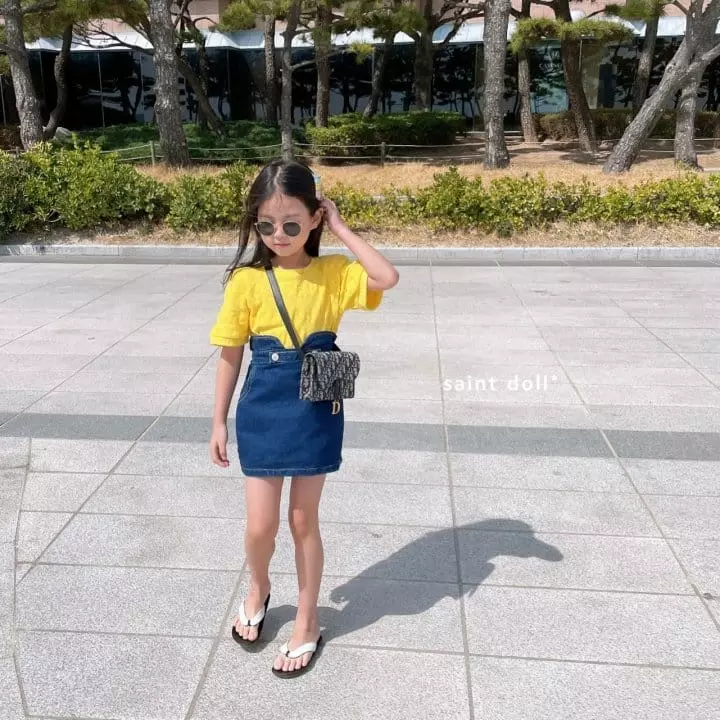 Saint Doll - Korean Children Fashion - #prettylittlegirls - Juicy Crop Pad Tee with Mom