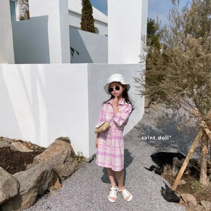 Saint Doll - Korean Children Fashion - #prettylittlegirls - Check Robe Mom - 11