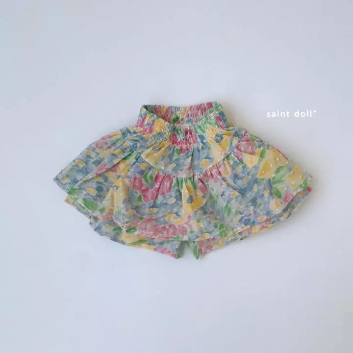 Saint Doll - Korean Children Fashion - #prettylittlegirls - Flower Skirt Pants - 3