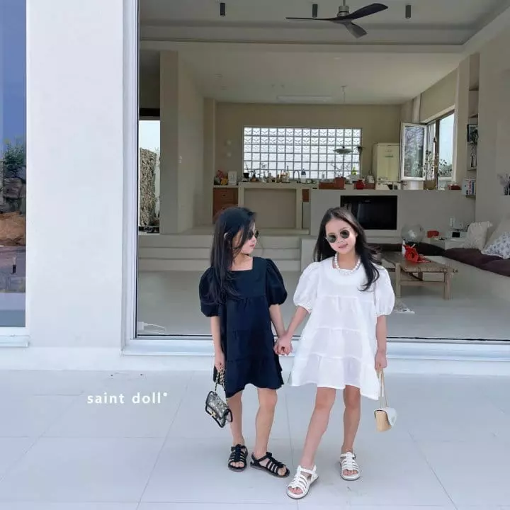 Saint Doll - Korean Children Fashion - #prettylittlegirls - Square Cancan One-piece - 5