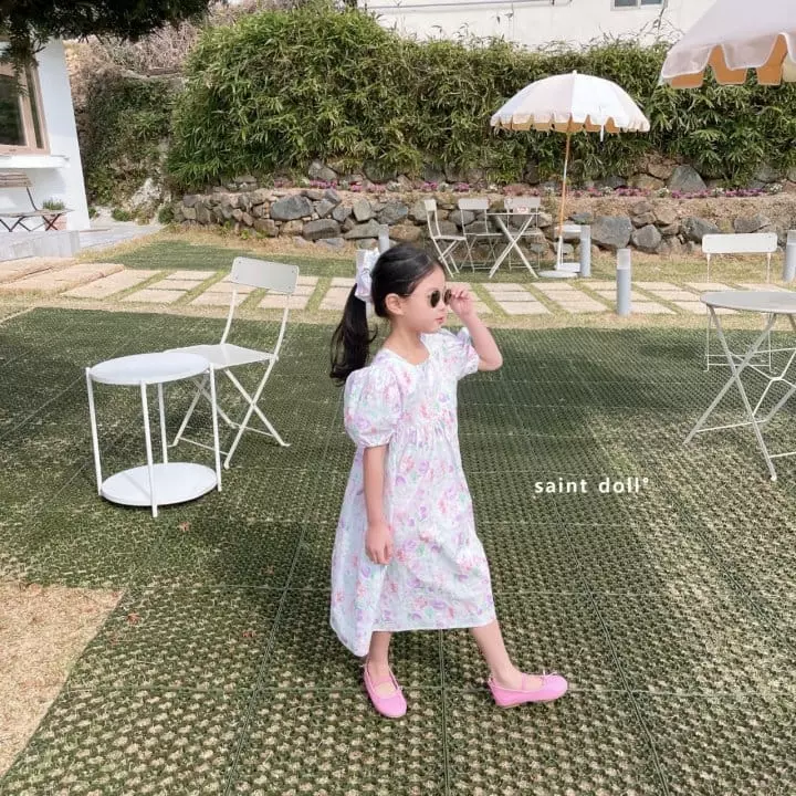 Saint Doll - Korean Children Fashion - #minifashionista - Water Color One-piece - 4