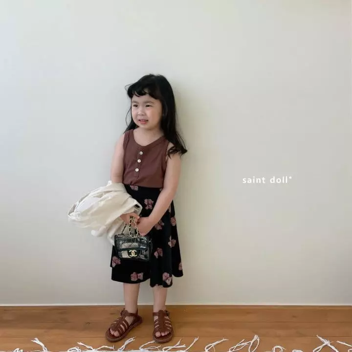 Saint Doll - Korean Children Fashion - #stylishchildhood - Wrinkle Bear Skirt