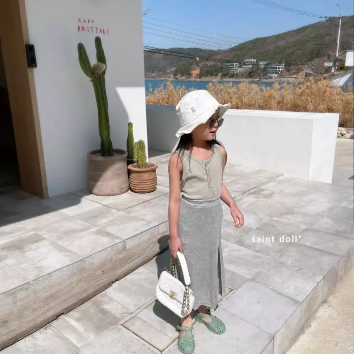 Saint Doll - Korean Children Fashion - #todddlerfashion - Slit Long Skirt Mom - 4