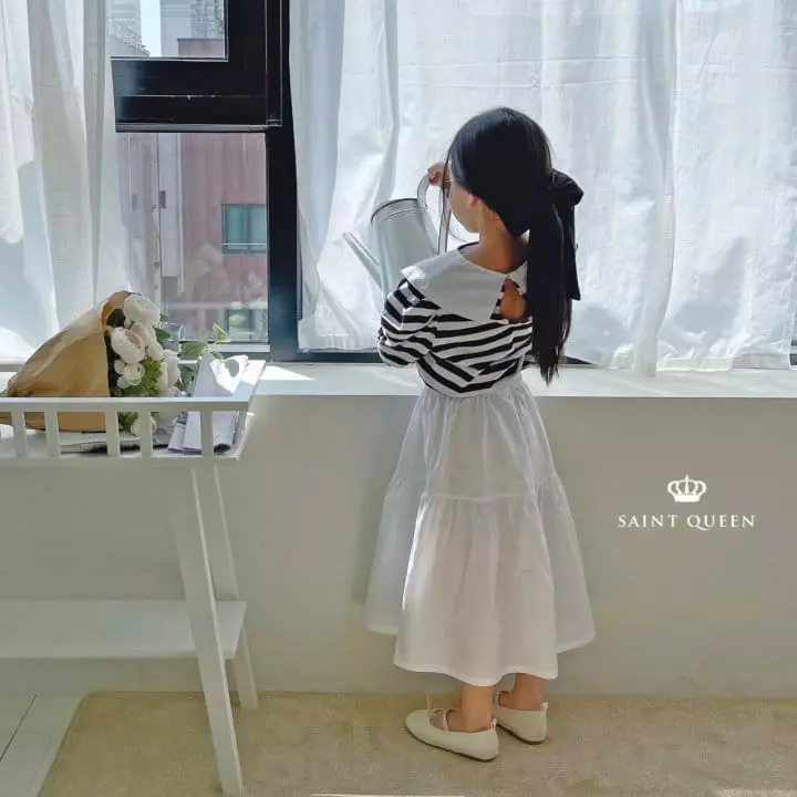 Saint Queen - Korean Children Fashion - #Kfashion4kids - Stripes Triangle Blouse - 12