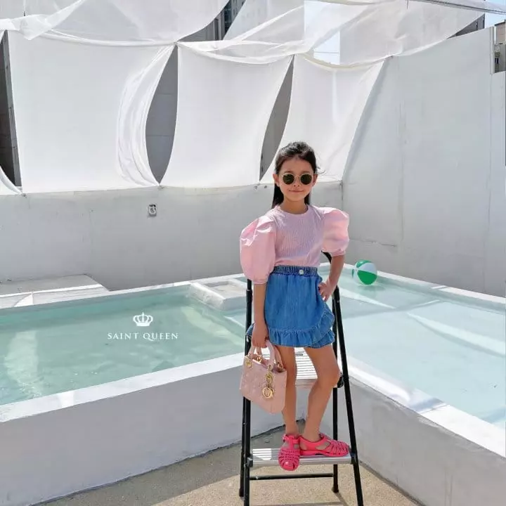 Saint Queen - Korean Children Fashion - #Kfashion4kids - Puff Sleeves Tee - 10