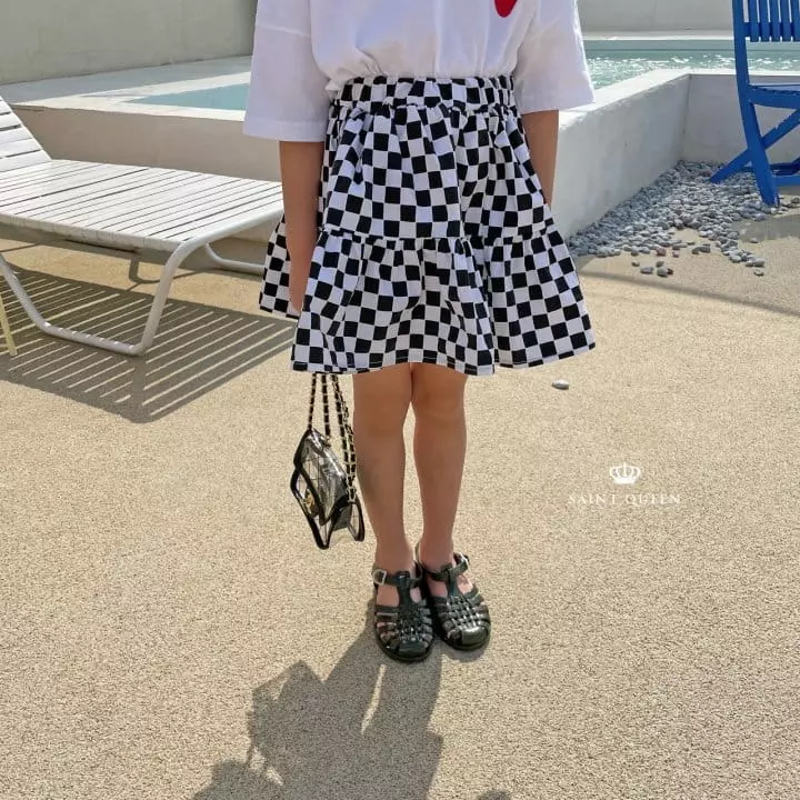 Saint Queen - Korean Children Fashion - #childofig - Square Skirt - 8
