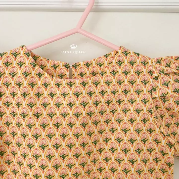 Saint Queen - Korean Children Fashion - #childofig - Volume Edge Blouse - 4