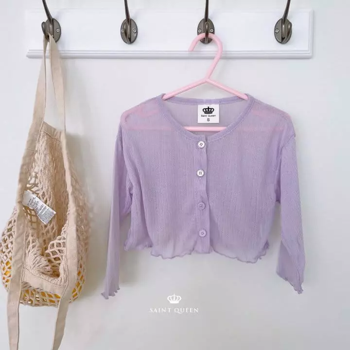 Saint Queen - Korean Children Fashion - #childrensboutique - See Through Cardigan