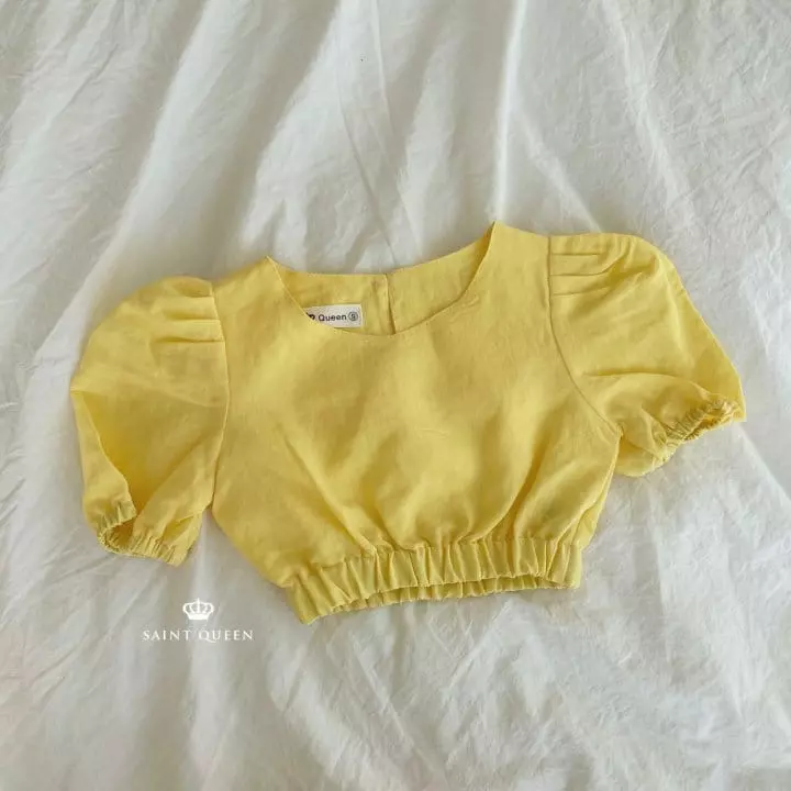 Saint Queen - Korean Children Fashion - #discoveringself - 5 Angle Crop Blouse