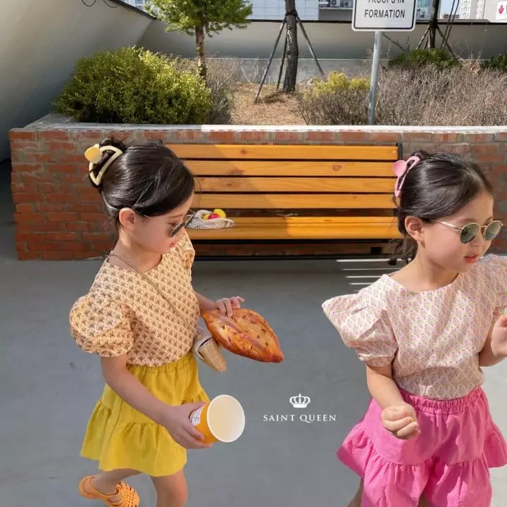 Saint Queen - Korean Children Fashion - #fashionkids - Volume Edge Blouse - 7