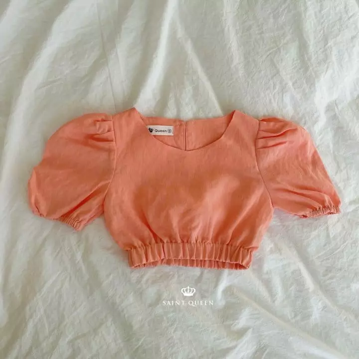 Saint Queen - Korean Children Fashion - #fashionkids - 5 Angle Crop Blouse - 2