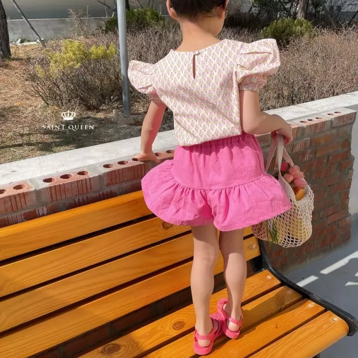 Saint Queen - Korean Children Fashion - #kidsshorts - Linen Skirt Pants - 10