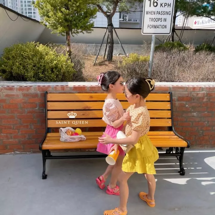 Saint Queen - Korean Children Fashion - #kidsshorts - Volume Edge Blouse - 8