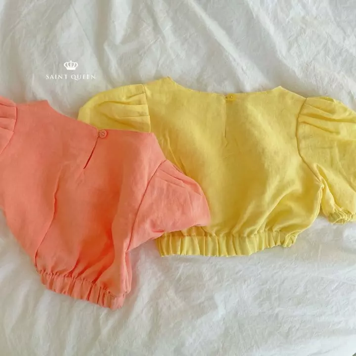 Saint Queen - Korean Children Fashion - #kidsshorts - 5 Angle Crop Blouse - 3