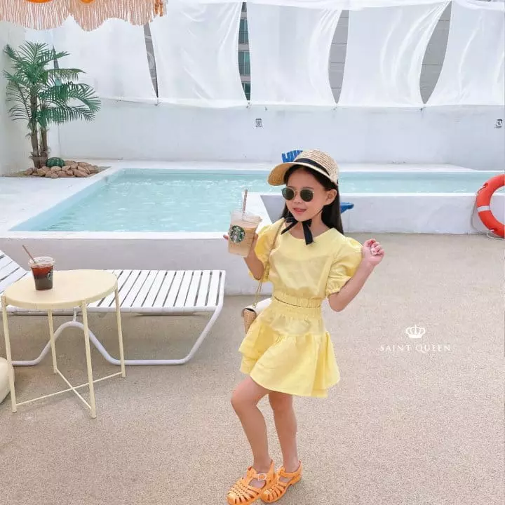 Saint Queen - Korean Children Fashion - #kidsshorts - 5 Angle Crop Blouse - 4