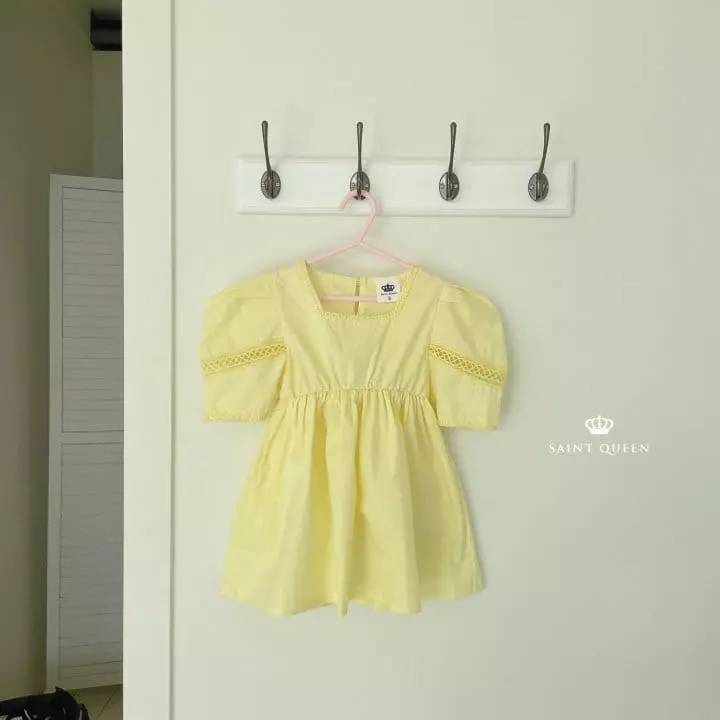 Saint Queen - Korean Children Fashion - #kidsstore - Lace Streming One-piece