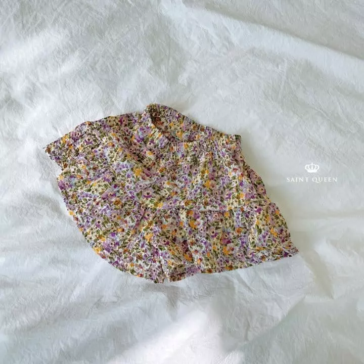 Saint Queen - Korean Children Fashion - #magicofchildhood - Flower Skirt Pants