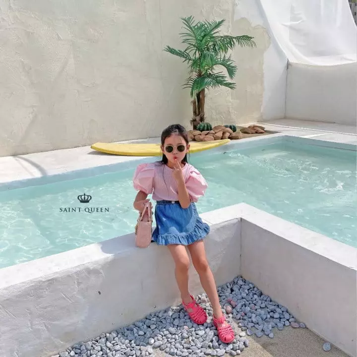 Saint Queen - Korean Children Fashion - #magicofchildhood - Puff Sleeves Tee - 12