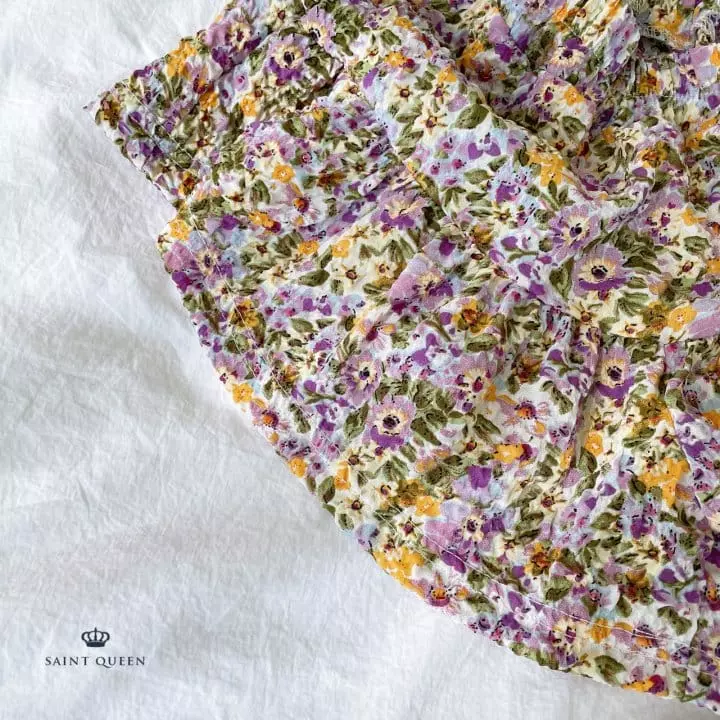 Saint Queen - Korean Children Fashion - #minifashionista - Flower Skirt Pants - 2
