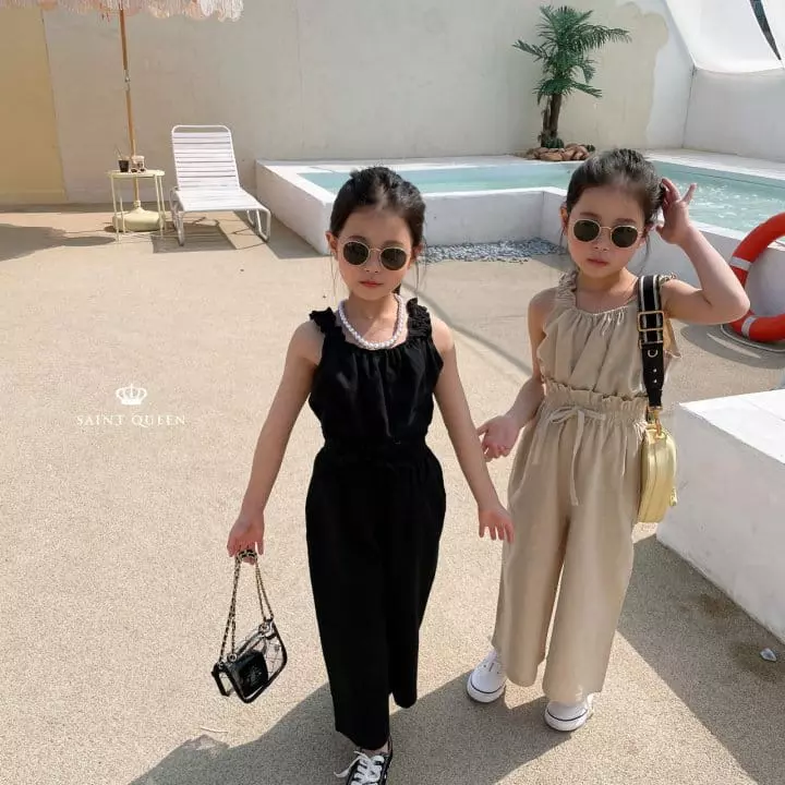 Saint Queen - Korean Children Fashion - #minifashionista - Shoulder Shrring Sleeveless - 7