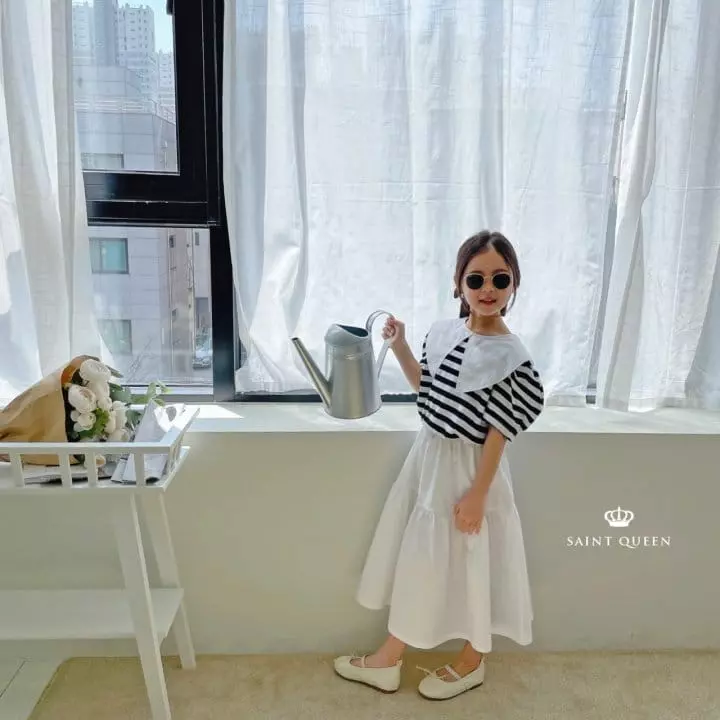 Saint Queen - Korean Children Fashion - #prettylittlegirls - 2 Cancan Long Skirt - 5