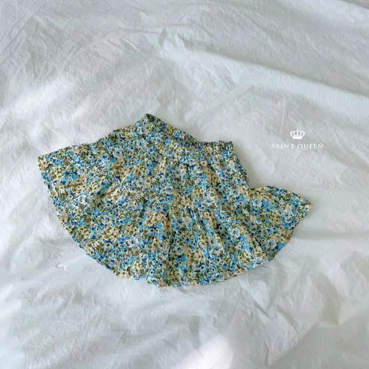 Saint Queen - Korean Children Fashion - #prettylittlegirls - Flower Skirt Pants - 3