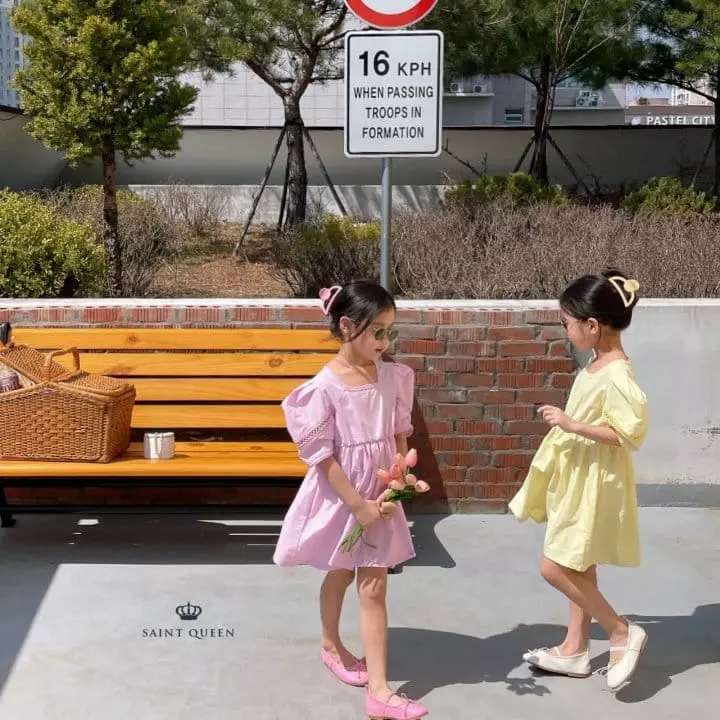 Saint Queen - Korean Children Fashion - #prettylittlegirls - Lace Streming One-piece - 7
