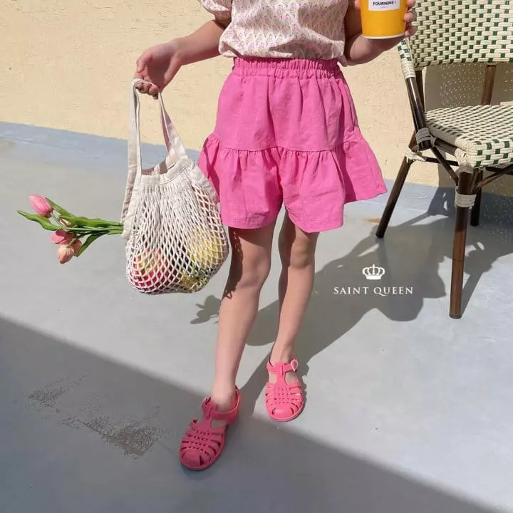 Saint Queen - Korean Children Fashion - #toddlerclothing - Linen Skirt Pants - 4