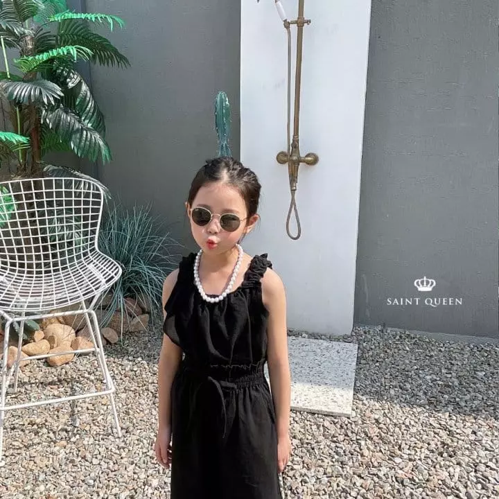 Saint Queen - Korean Children Fashion - #stylishchildhood - Shoulder Shrring Sleeveless - 11
