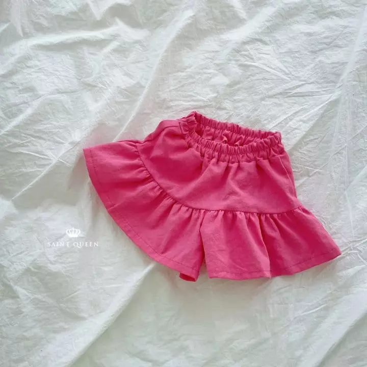 Saint Queen - Korean Children Fashion - #todddlerfashion - Linen Skirt Pants - 2