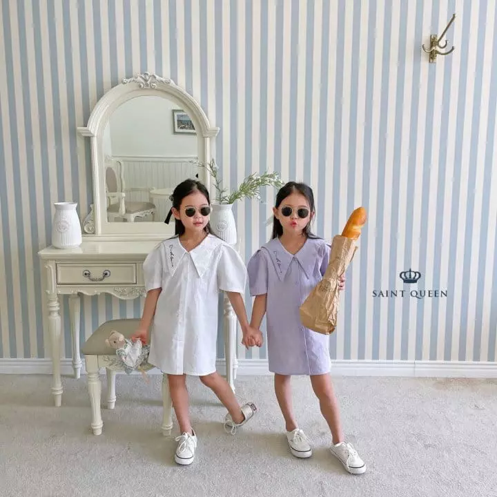 Saint Queen - Korean Children Fashion - #todddlerfashion - Girl One-piece - 7