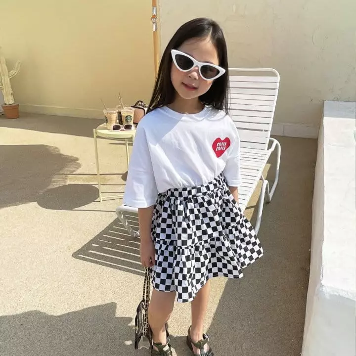 Saint Queen - Korean Children Fashion - #toddlerclothing - Square Skirt - 6