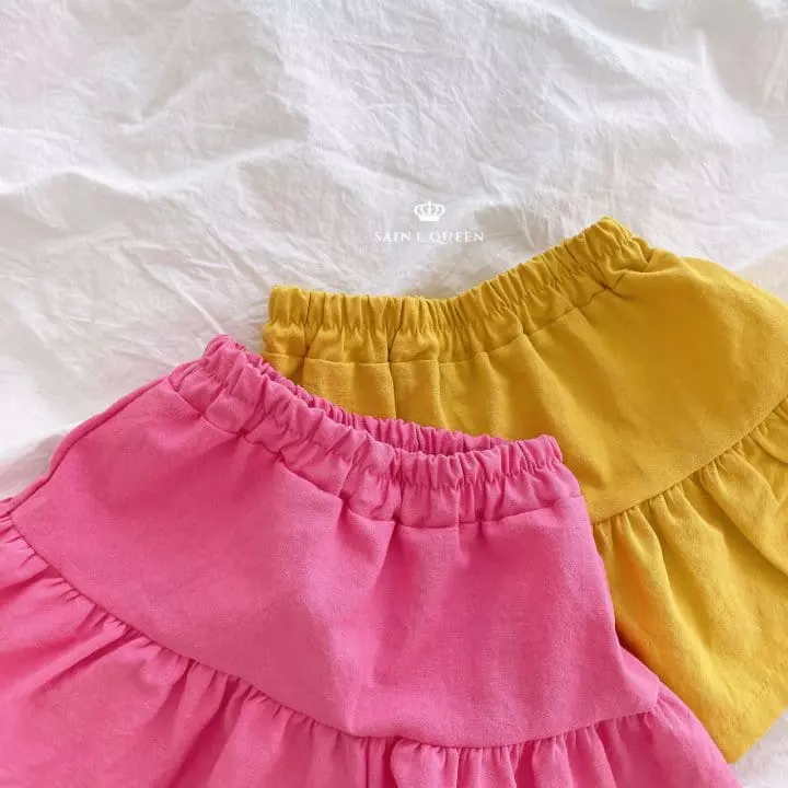 Saint Queen - Korean Children Fashion - #toddlerclothing - Linen Skirt Pants - 3