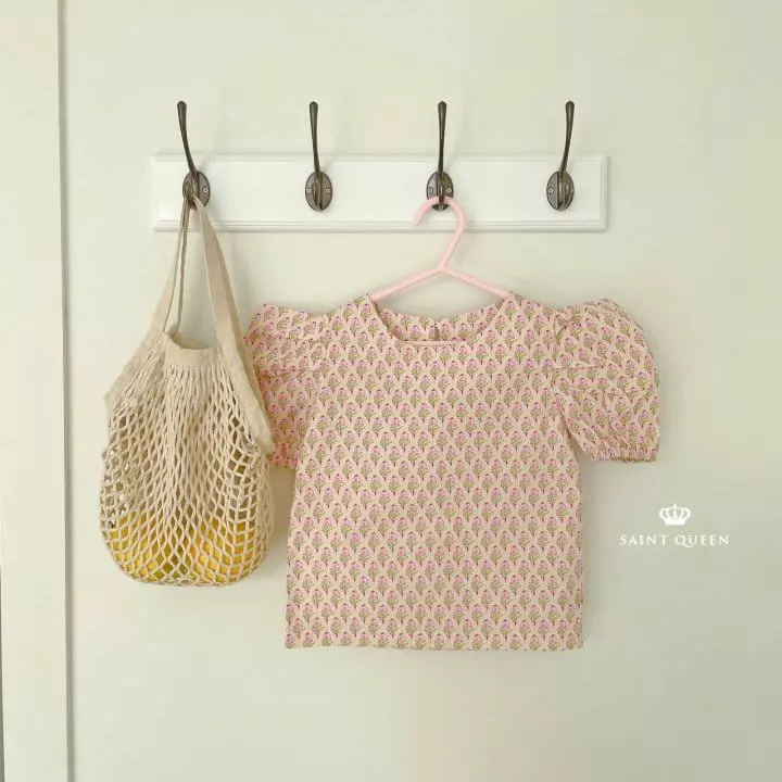 Saint Queen - Korean Children Fashion - #toddlerclothing - Volume Edge Blouse