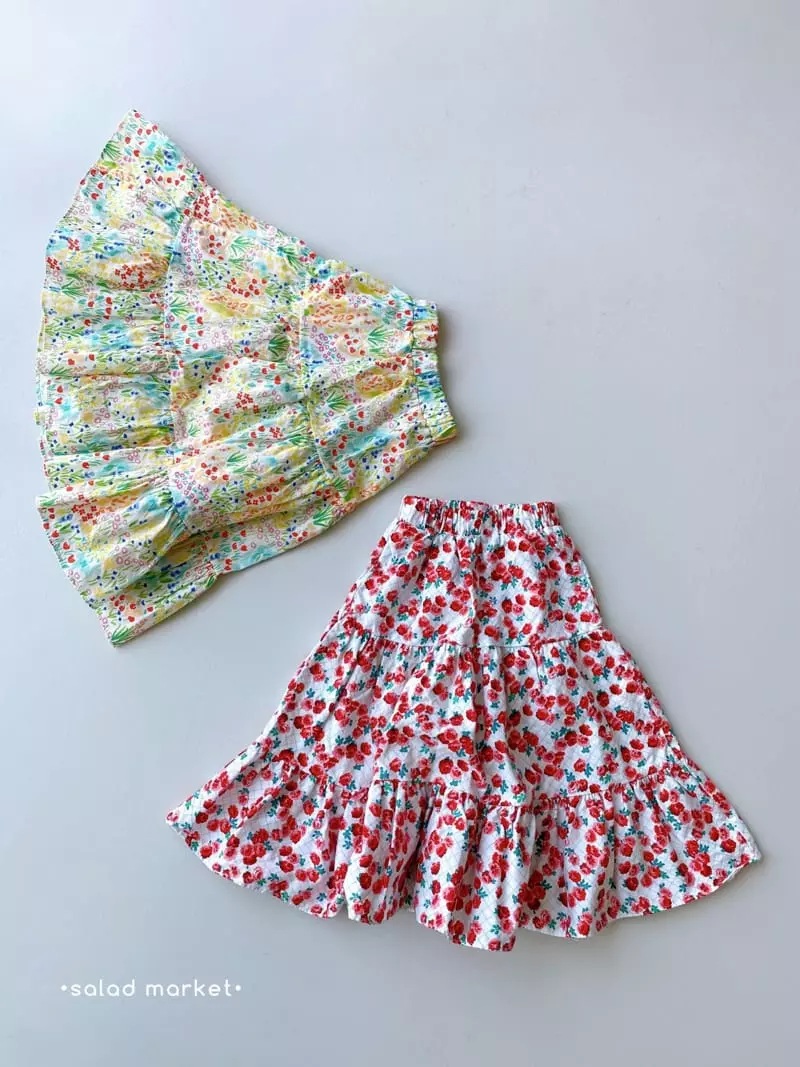 Salad Market - Korean Children Fashion - #Kfashion4kids - Gardning Cancan Skirt - 11