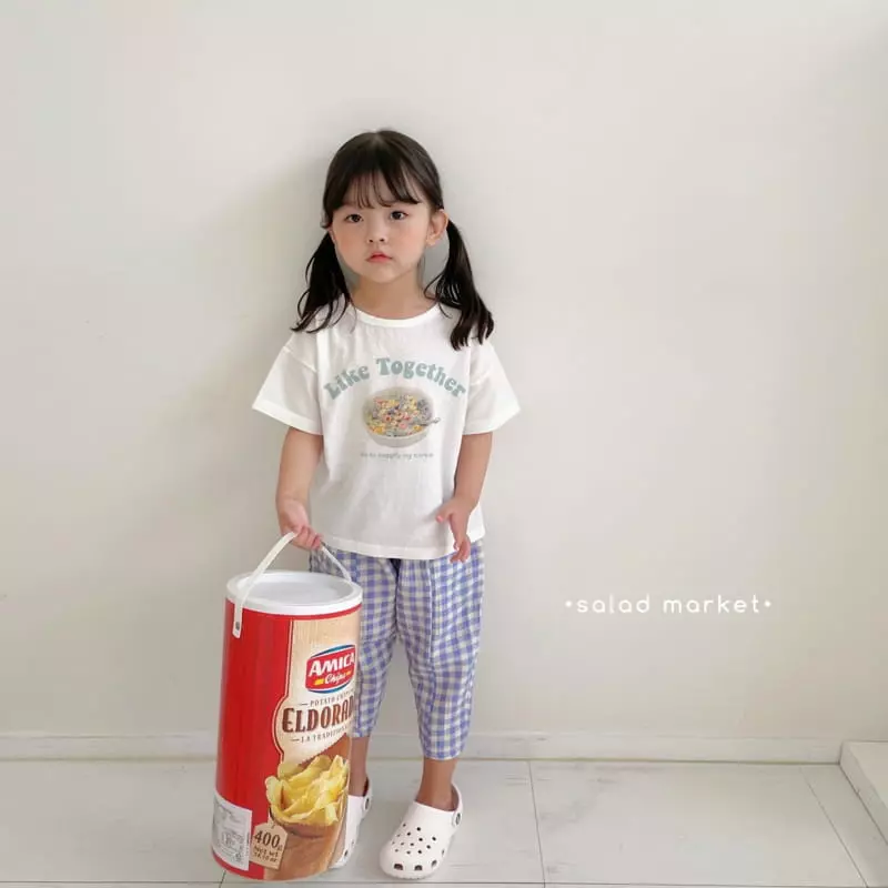 Salad Market - Korean Children Fashion - #Kfashion4kids - Bobo Check Pants - 5