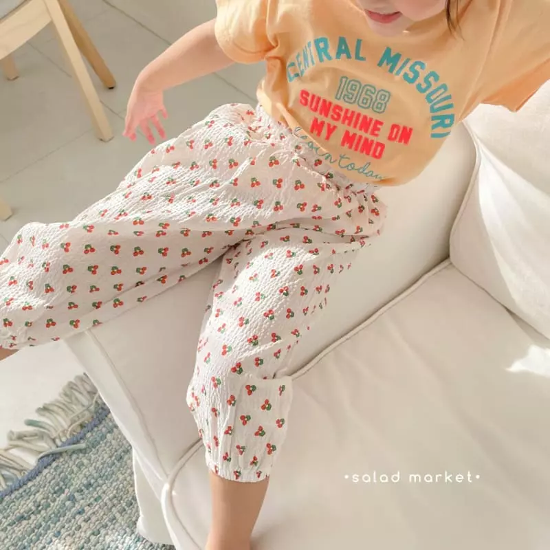 Salad Market - Korean Children Fashion - #Kfashion4kids - Flower Pants - 3